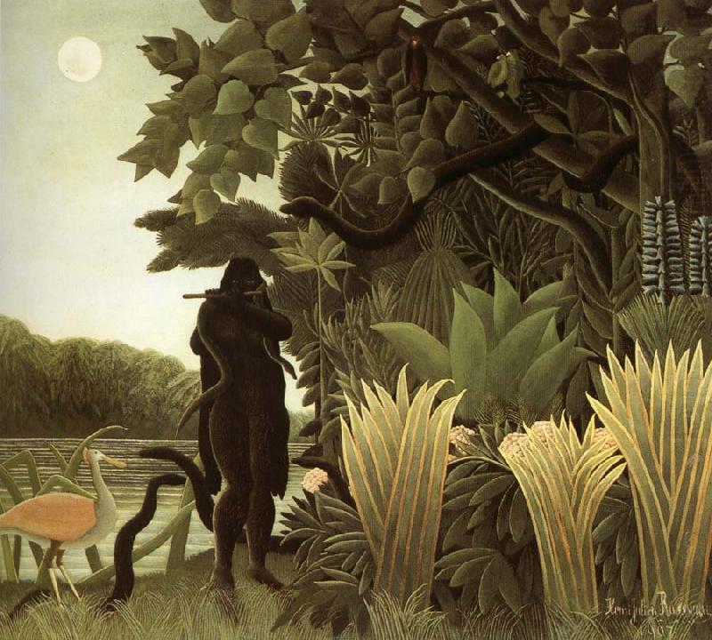 The slangenbezweerder, Henri Rousseau